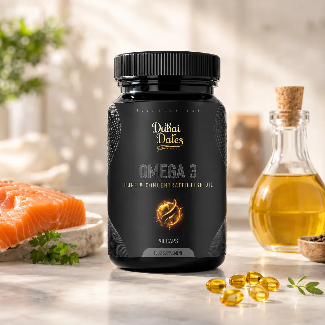 Omega3 90caps · Dubai Dates Nutrition